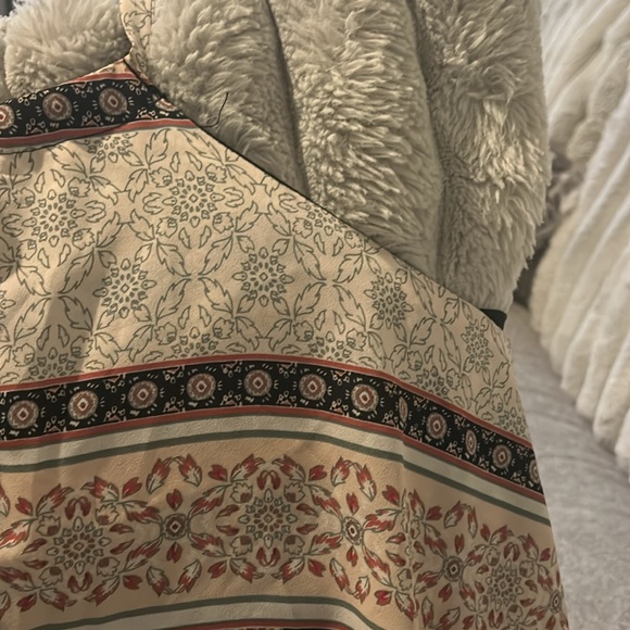 NY & Co Women's Halter Dress Multicolor Bohemian - Picture 3 of 6